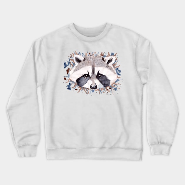 Raccoon Crewneck Sweatshirt by lucafon18